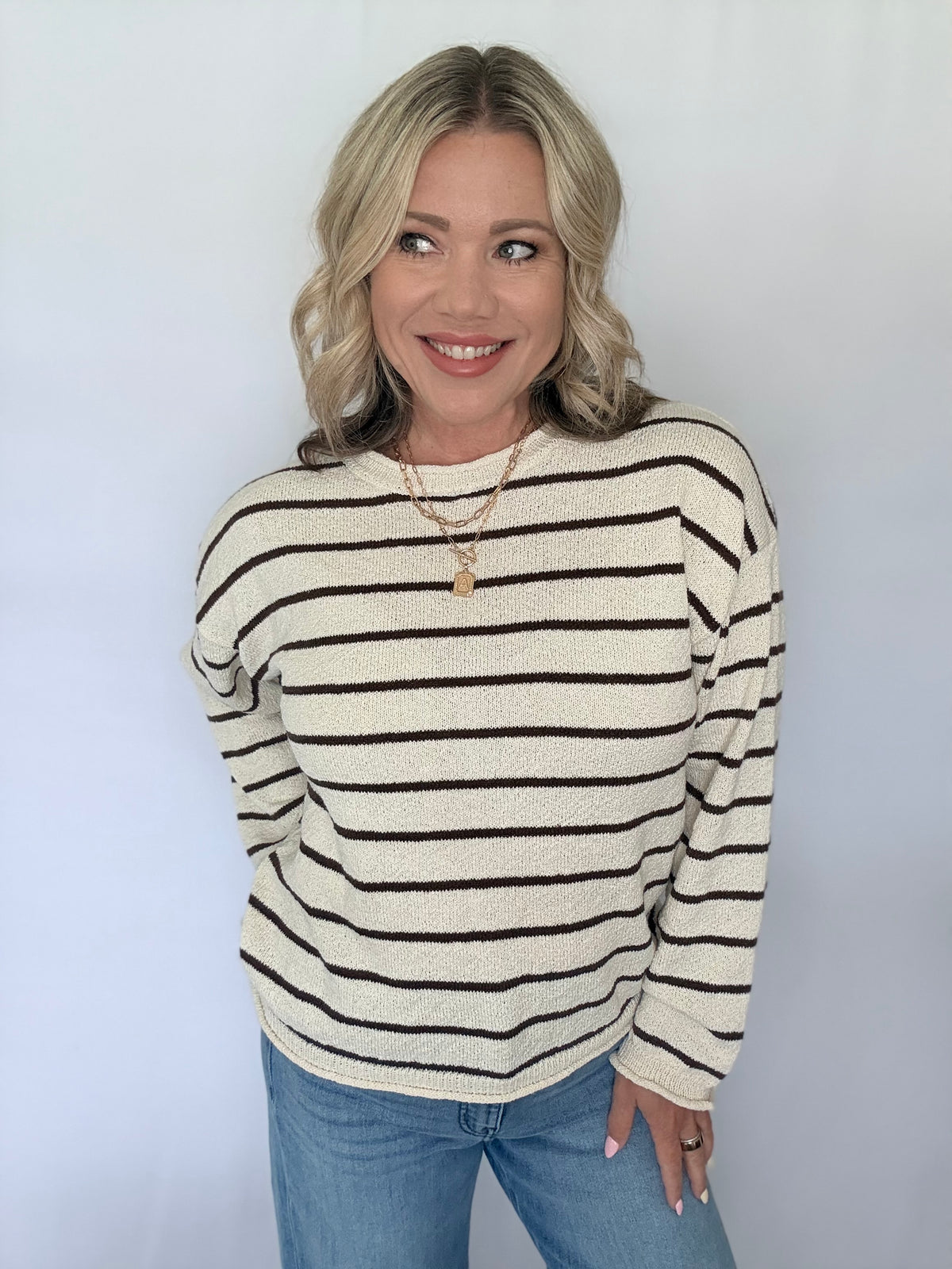 Cozy Lines Striped Sweater