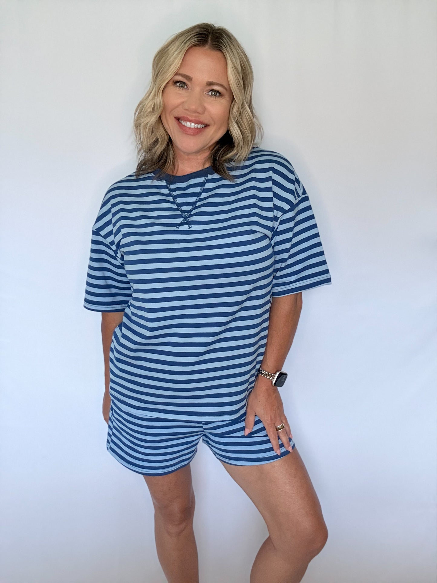 Coastal Breeze Striped Lounge Set