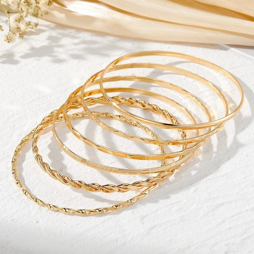 Golden Glow Bangle Set