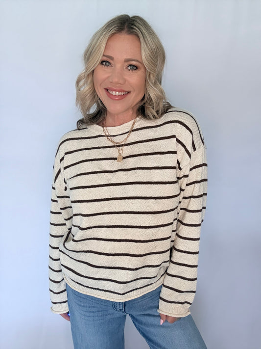 Cozy Lines Striped Sweater