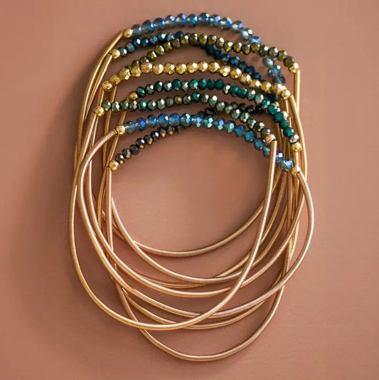 The Coastal Glow Stack Bracelets