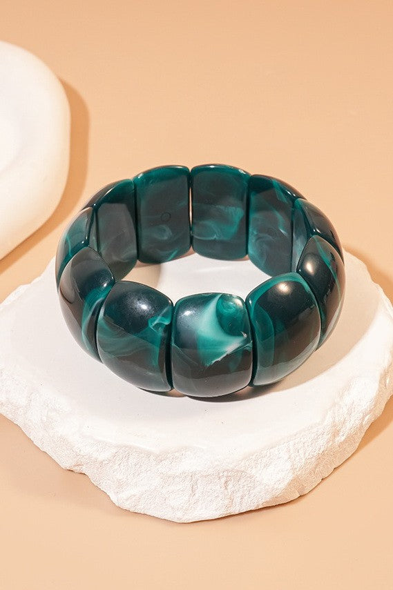 Teal Statement Bracelet