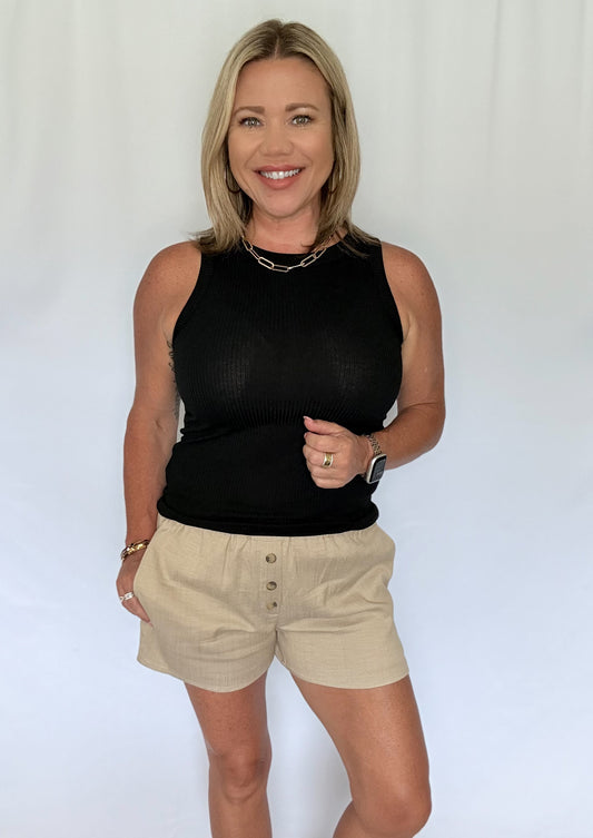 The Perfect Ribbed Tank