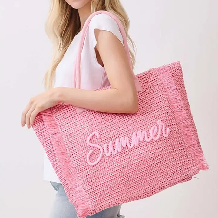 Pink Sands Beach Tote