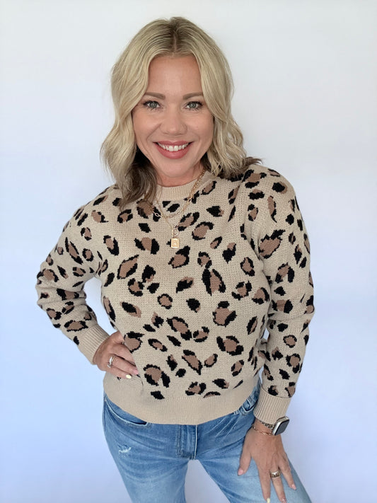 Wild About You Leopard Sweater