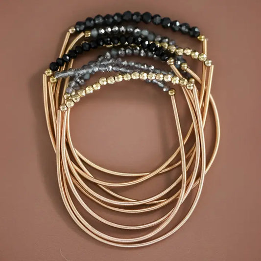 The Midnight Mix Stack Bracelets