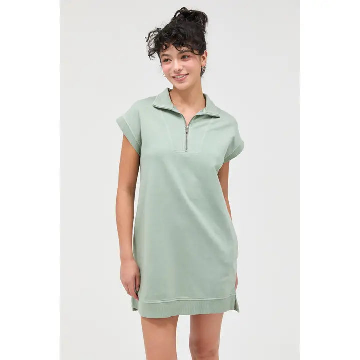 The On The Go Zip Dress