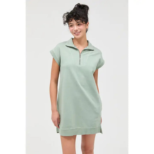 The On The Go Zip Dress