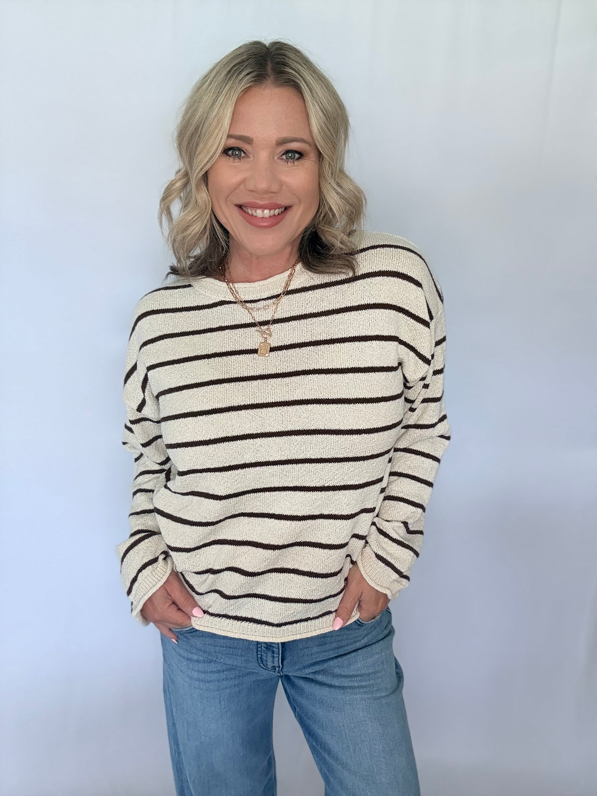 Cozy Lines Striped Sweater