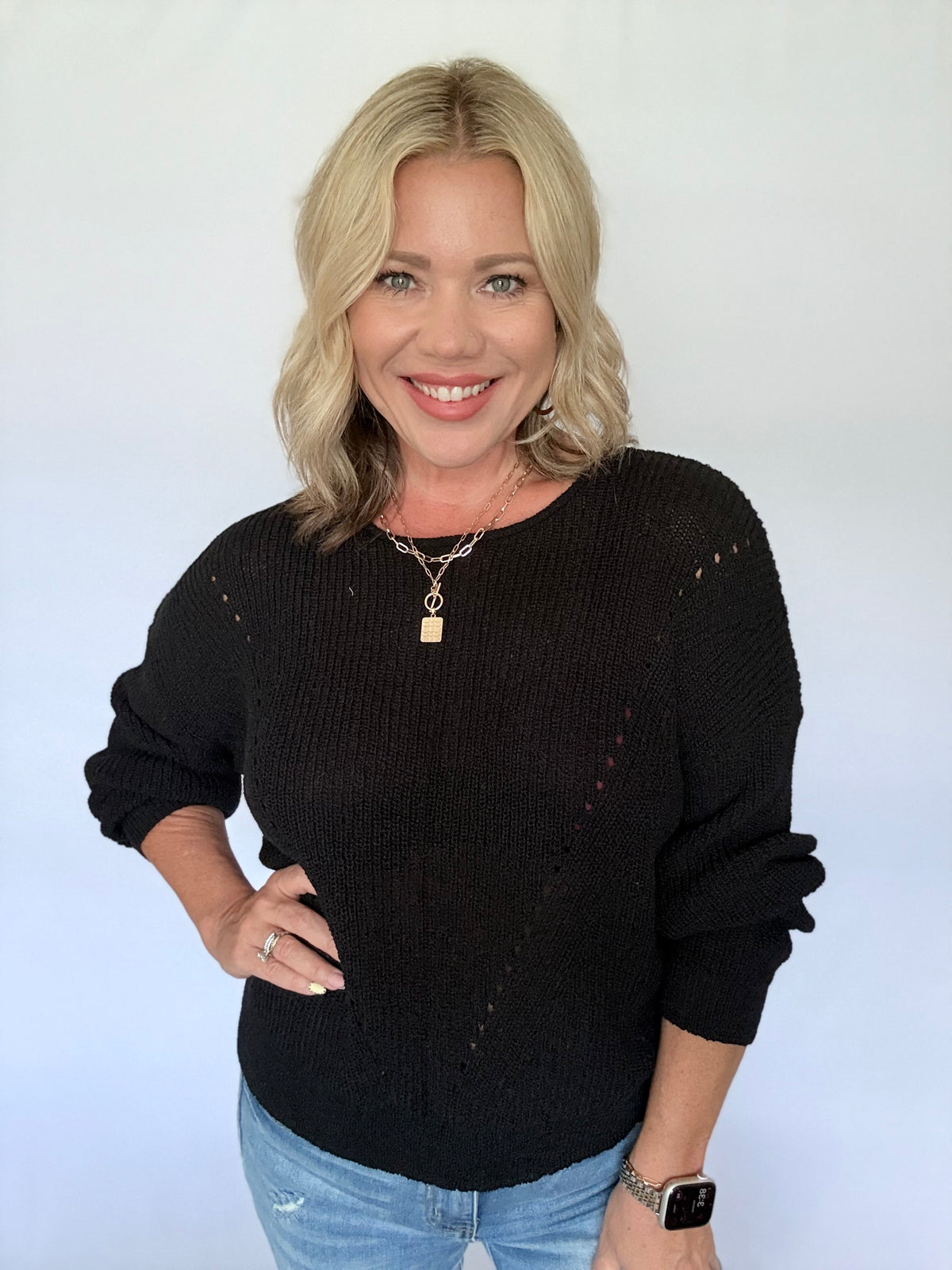 After Hours Black Sweater