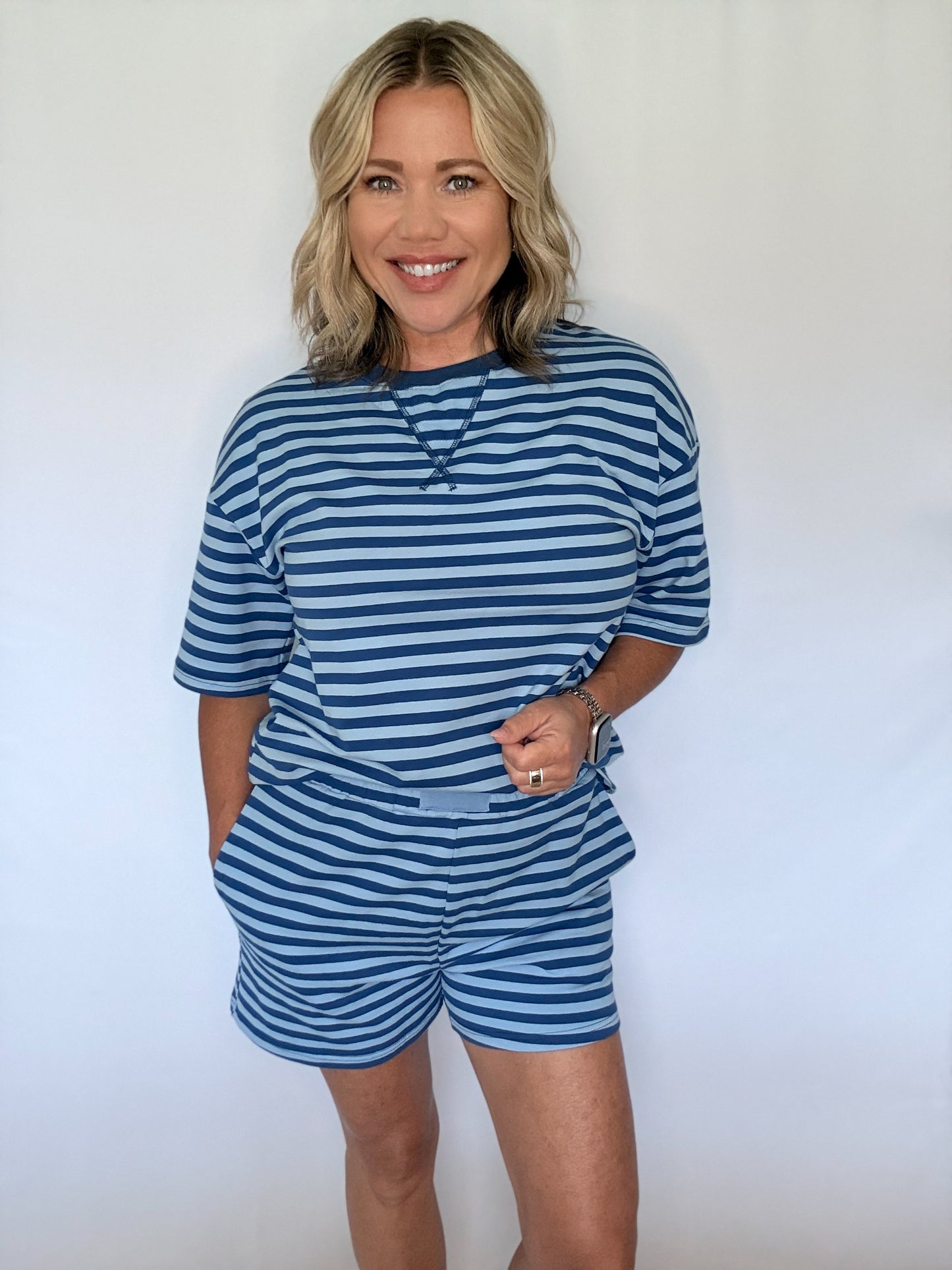 Coastal Breeze Striped Lounge Set