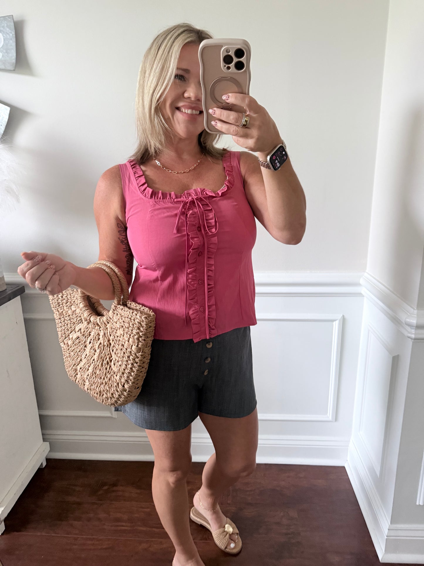 Berry Sweet Ruffle Tank