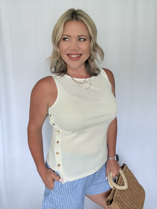 The Side Button Tank