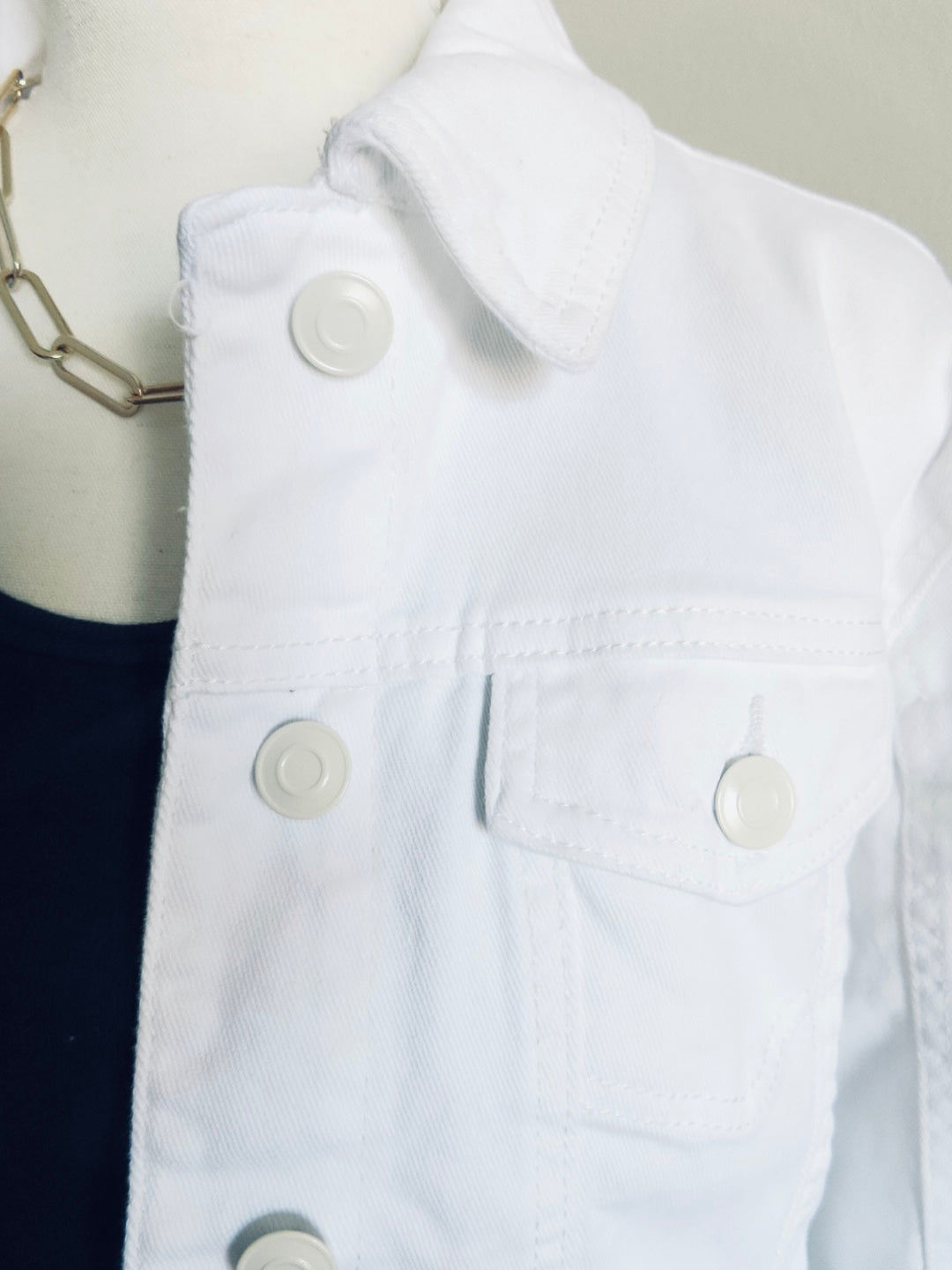 The Essential White Denim Jacket