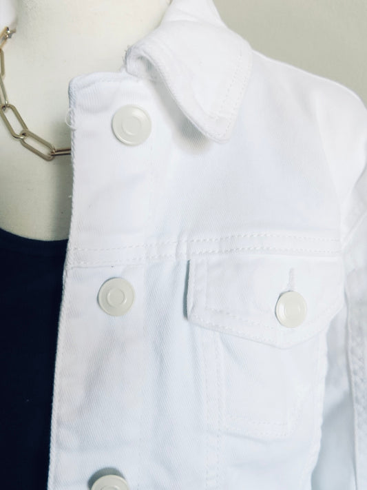 The Essential White Denim Jacket
