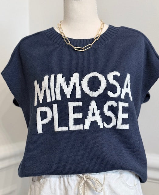 The Mimosa Please Sweater