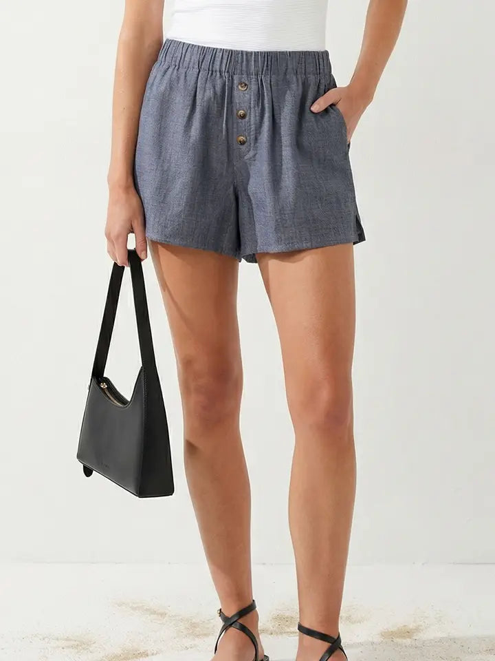 Easy Days Chambray Shorts